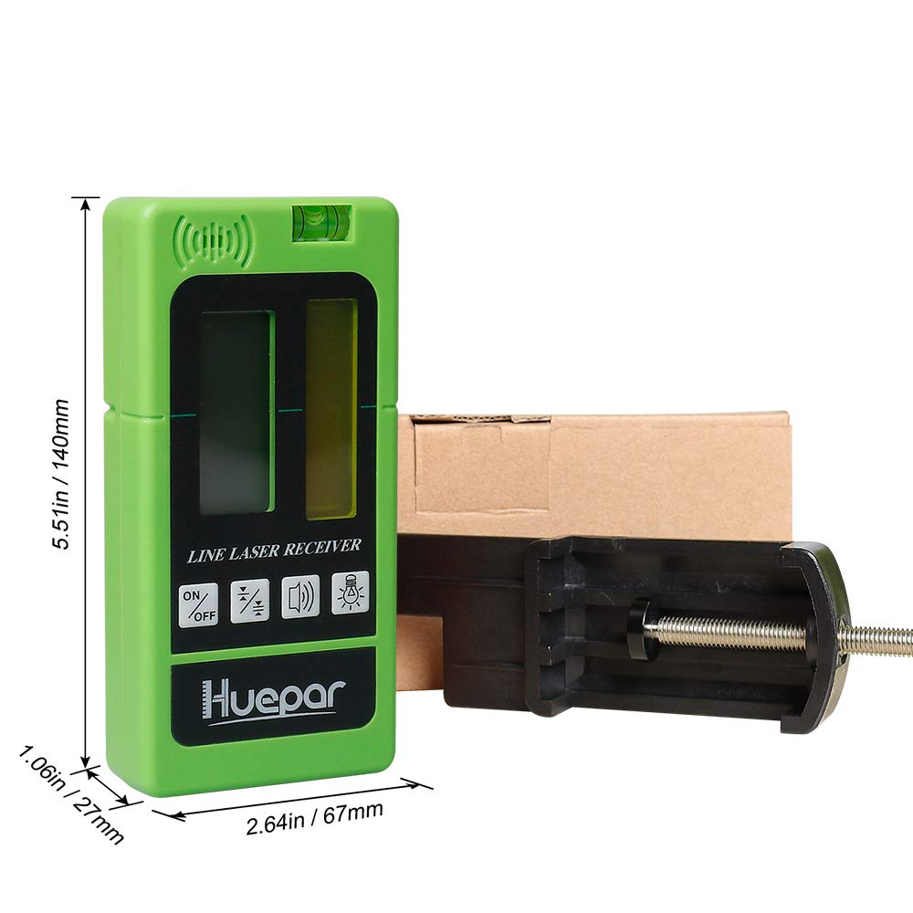 Huepar LR5RG - Detector láser para nivel láser de línea HUEPAR ES - Nivel láser