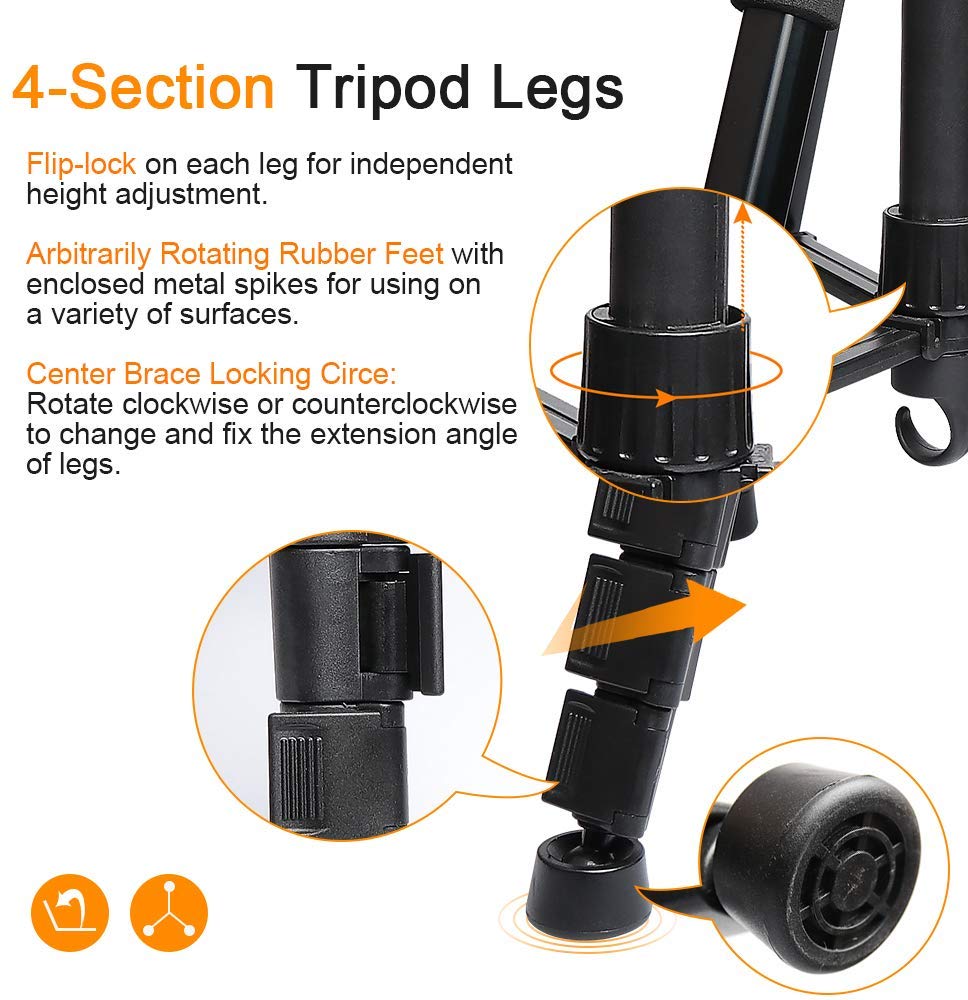 Huepar TPD14 - Láser autonivelant nivel de luz láser trípode ajustable 143cm HUEPAR ES - Nivel láser