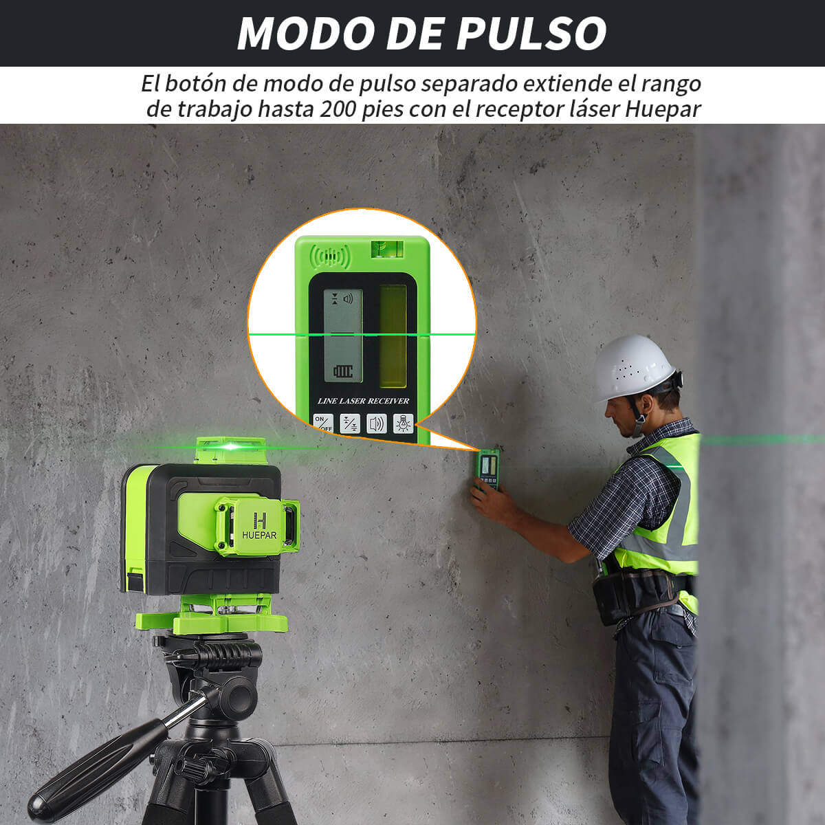 Huepar 904DG Nivel láser