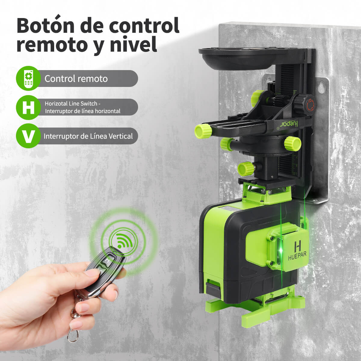 Huepar 904DG Nivel láser