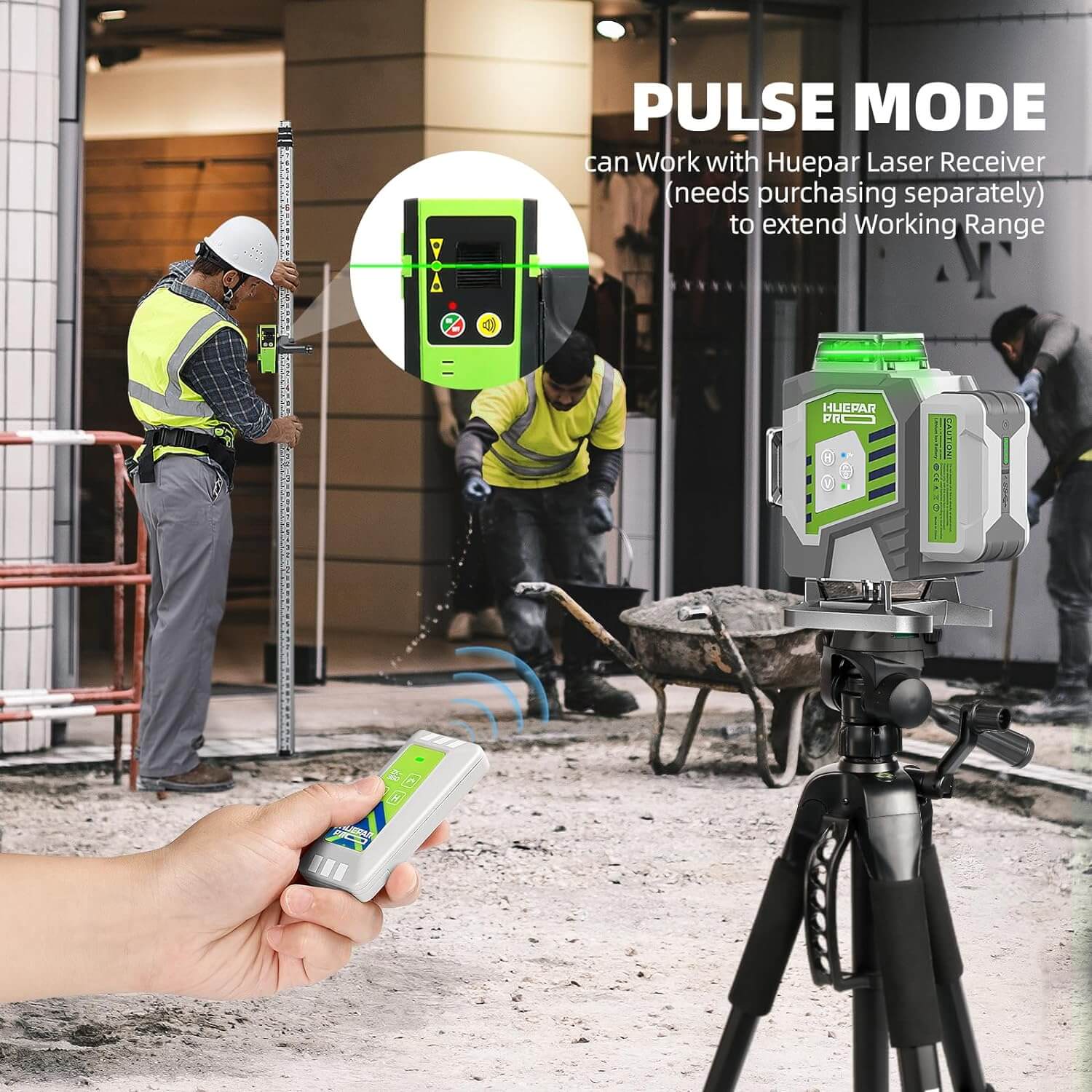 Huepar Pro ZK04CG Nivel Láser