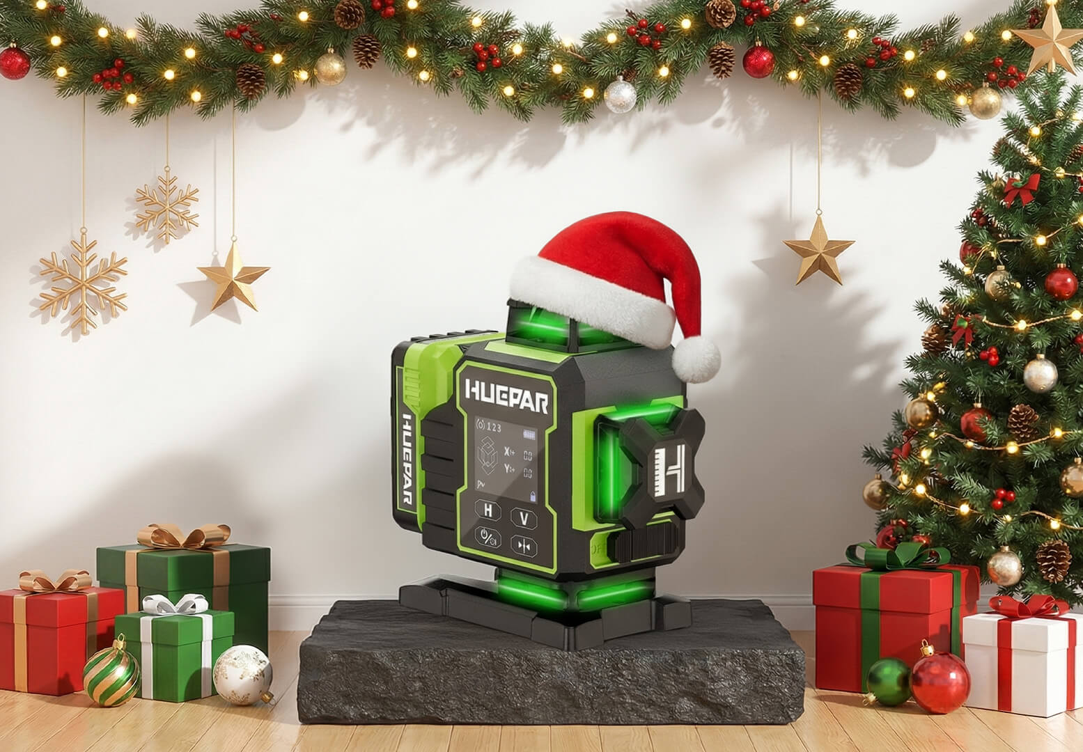 Huepar W04CG Nivel Láser