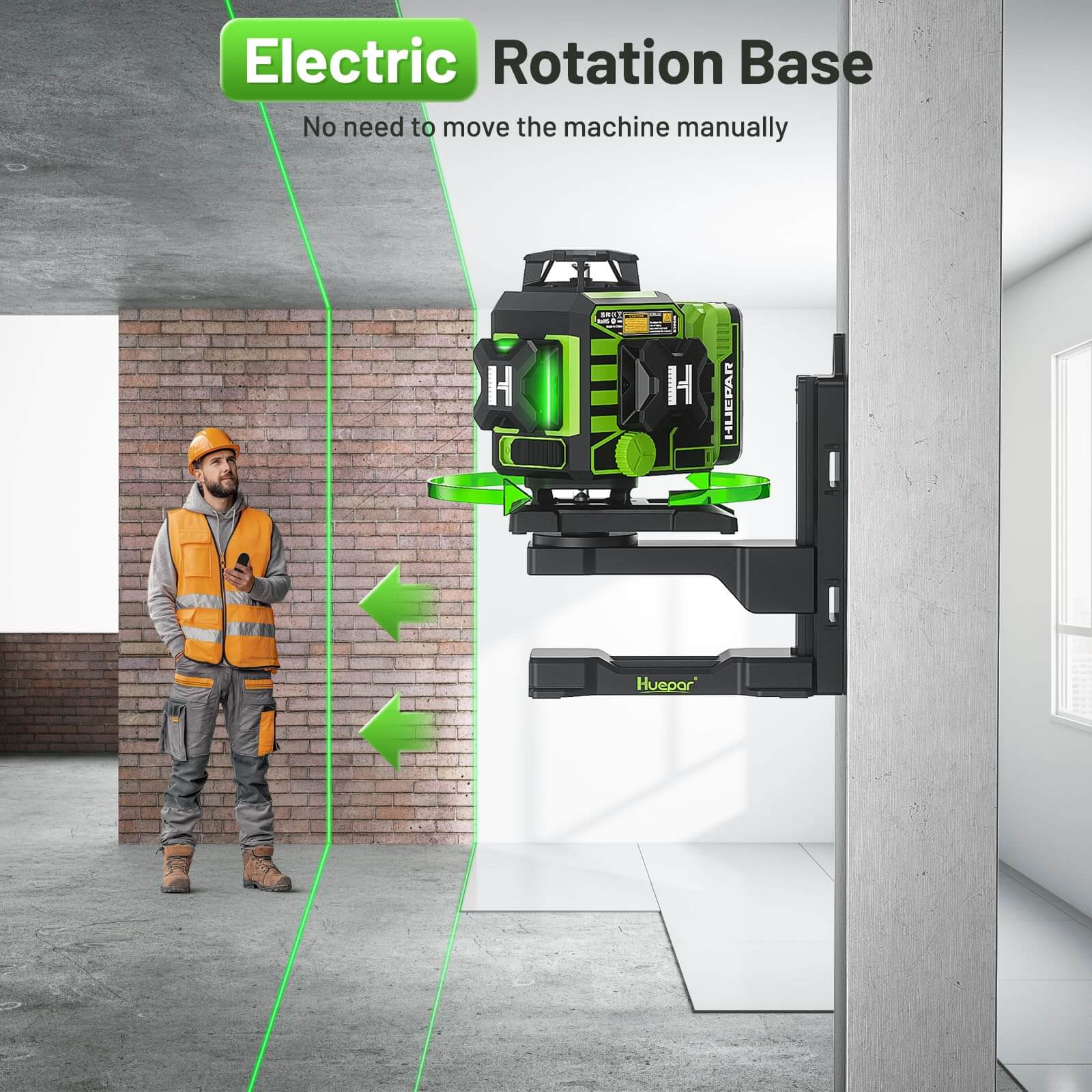 Huepar W04CG Nivel Láser
