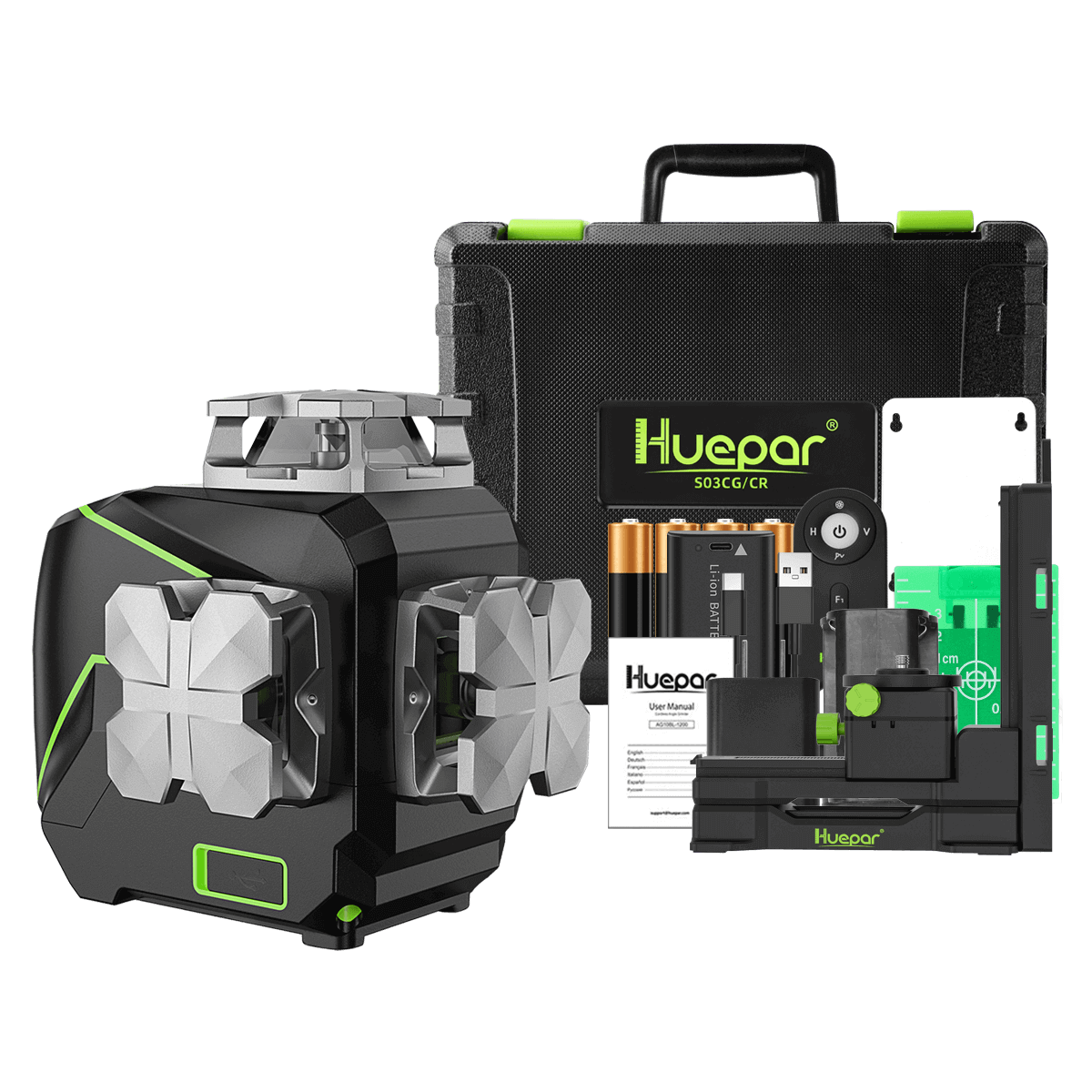 Huepar S03CG HUEPAR ES - Nivel láser