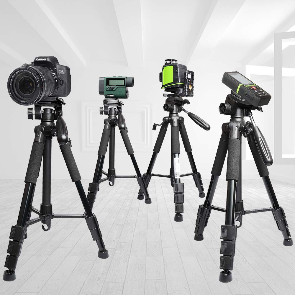 Huepar TPD14 - Láser autonivelant nivel de luz láser trípode ajustable 143cm HUEPAR ES - Nivel láser